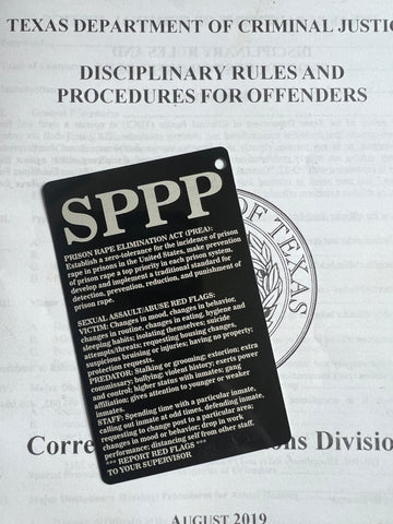 PREA/Safe Prisons Card
